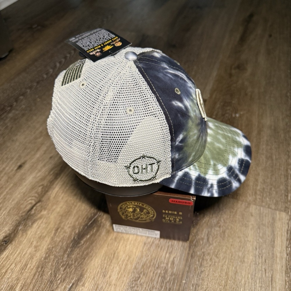 Oklahoma Sooners Snapback Hat Camo Tie Dye Military Army Mesh Trucker OHT‎ Cap - Picture 4 of 8